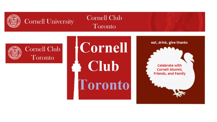 Cornell Club of Toronto Logos