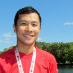 Justin Tung with Medal at Canada Day Regatta