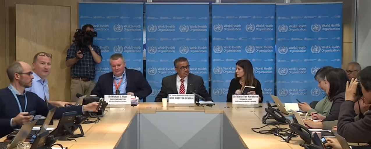 WHO COVID-19 briefing 11 March 2020